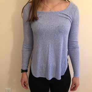 Aerie Small Purple Long Sleeve Top